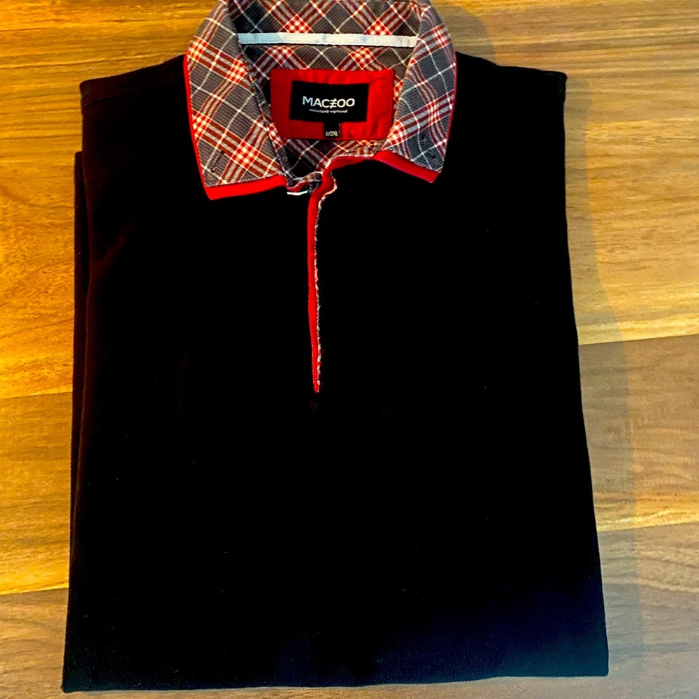 Men’s Maceoo polo short sleeve 2XL European size 6. Fits like an XL